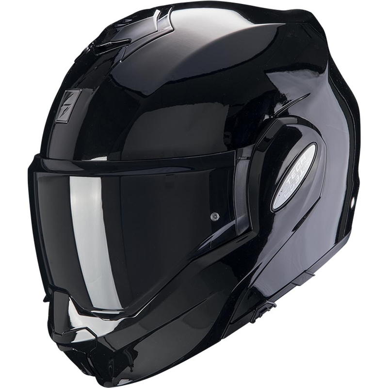 Scorpion EXO-TECH Lite Solid atlenkiamas motociklo šalmas, juodas