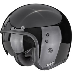 Scorpion Belfast II Solid atviras motociklo šalmas, juodas