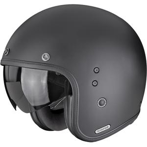 Scorpion Belfast II Solid atviras motociklo šalmas matinė juoda