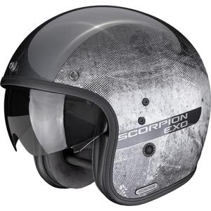 Scorpion Belfast II Quest atviras motociklo šalmas, sidabriškai juodas