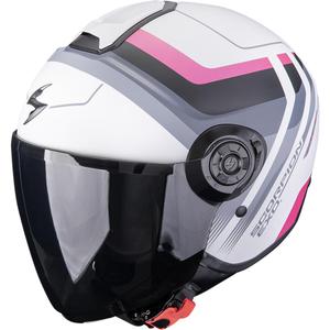 Scorpion EXO-CITY II Sport atviras motociklo šalmas, matinės pilkos-rožinės spalvos