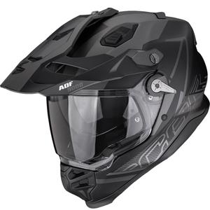 Enduro šalmas Scorpion ADF-9000 Air Summit matinė juoda-sidabrinė