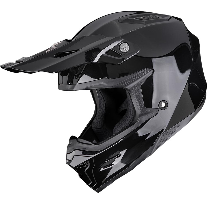 Scorpion SMX-10 Solid motokrosinis šalmas, juodas