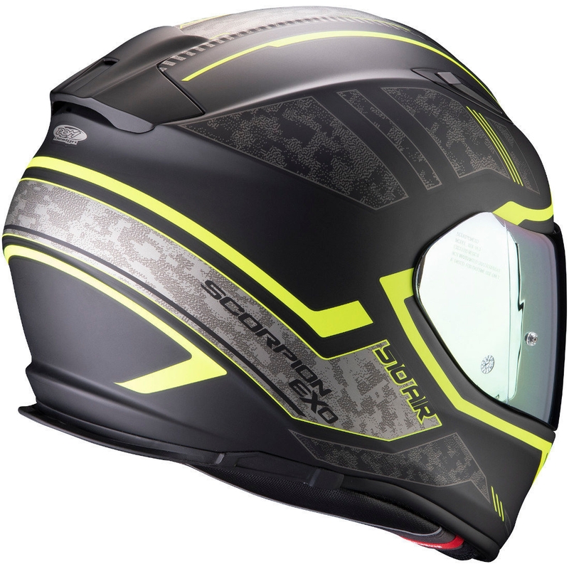 Integrální přilba Scorpion EXO-510 Air Occulta černo-fluo žlutá