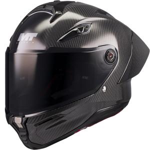 Uždaras motociklo šalmas MT KRE 2 PLUS FIM Racing #2 anglies juodumo