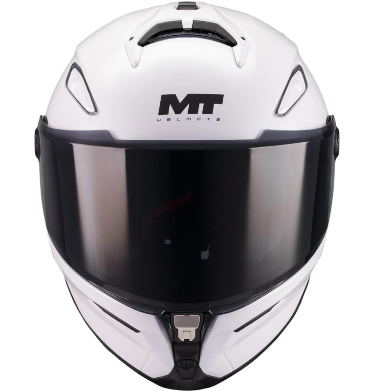 Uždaras motociklo šalmas MT KRE 2 Pure A0 baltas