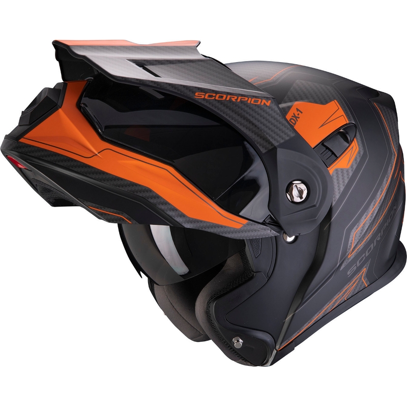 Výklopná enduro přilba Scorpion ADX-1 Tucson černo-oranžová výprodej