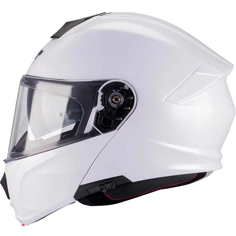 Atlenkiamas motociklo šalmas MT Genesis R SV A0 baltas