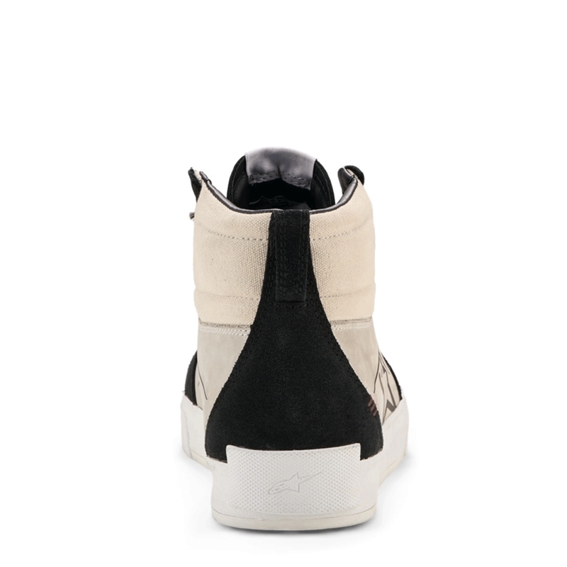 Alpinestars Ride-63 odiniai motociklo batai juodi-šviesiai pilki-balti