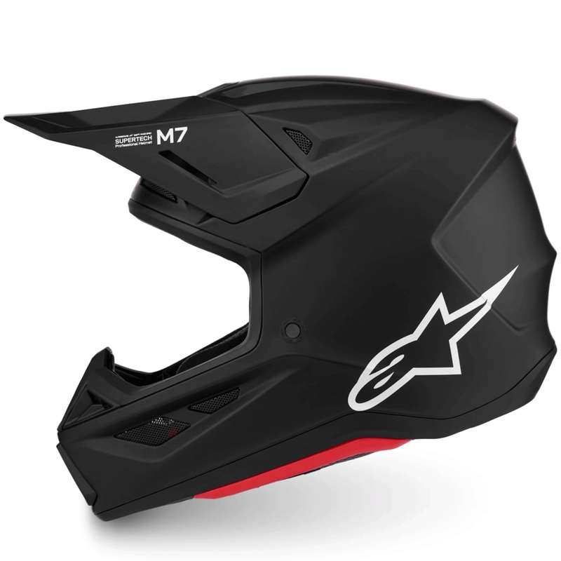 Motokrosová helma Alpinestars Supertech S-M7 Solid matná černá