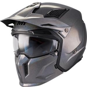 Modulinis motociklo šalmas MT Streetfighter SV S Special Pure T2 blizgi daugiaspalvis