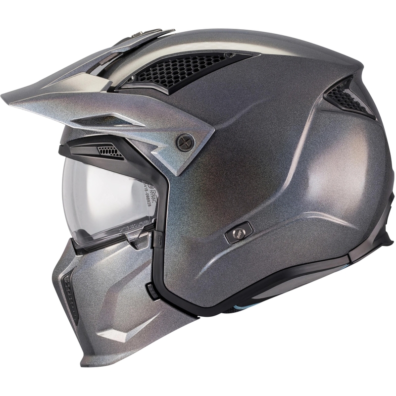 Modulinis motociklo šalmas MT Streetfighter SV S Special Pure T2 blizgi daugiaspalvis