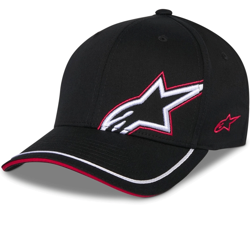 „Alpinestars Corp“ pavarų perjungimo relės kepuraitė, juoda