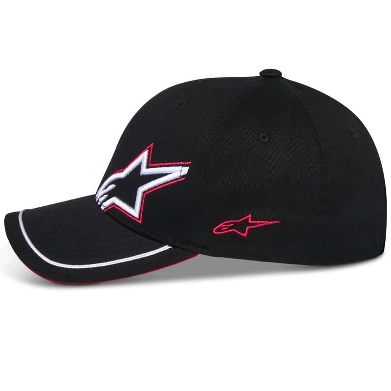 „Alpinestars Corp“ pavarų perjungimo relės kepuraitė, juoda