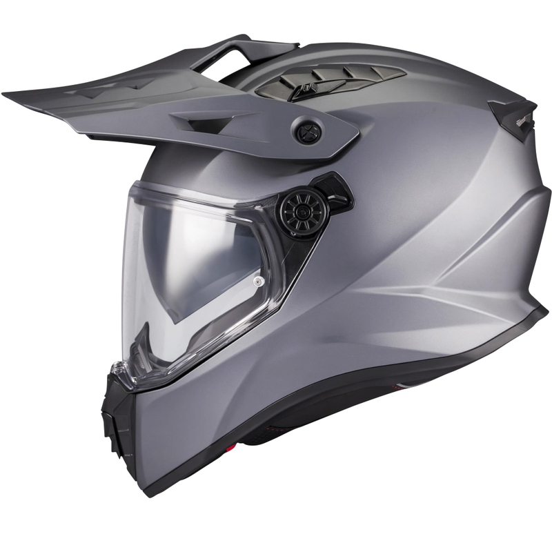 Enduro motociklo šalmas MT Track SV Pure A2 matinė pilka