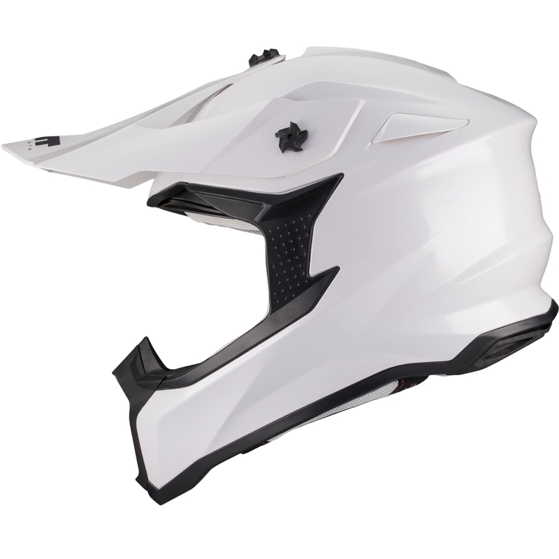 Motokroso šalmas MT Falcon S Pure A0 baltas