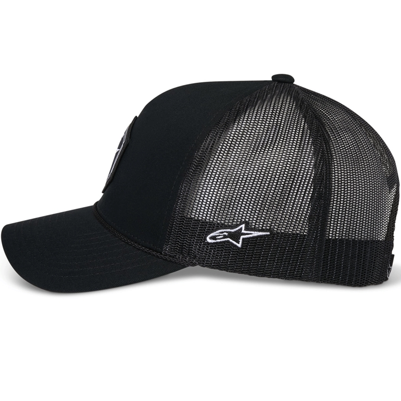 Alpinestars Hexeon Trucker kepurė, juoda-juoda
