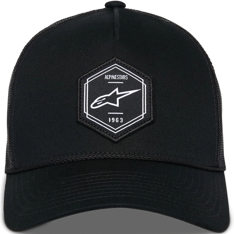 Alpinestars Hexeon Trucker kepurė, juoda-juoda