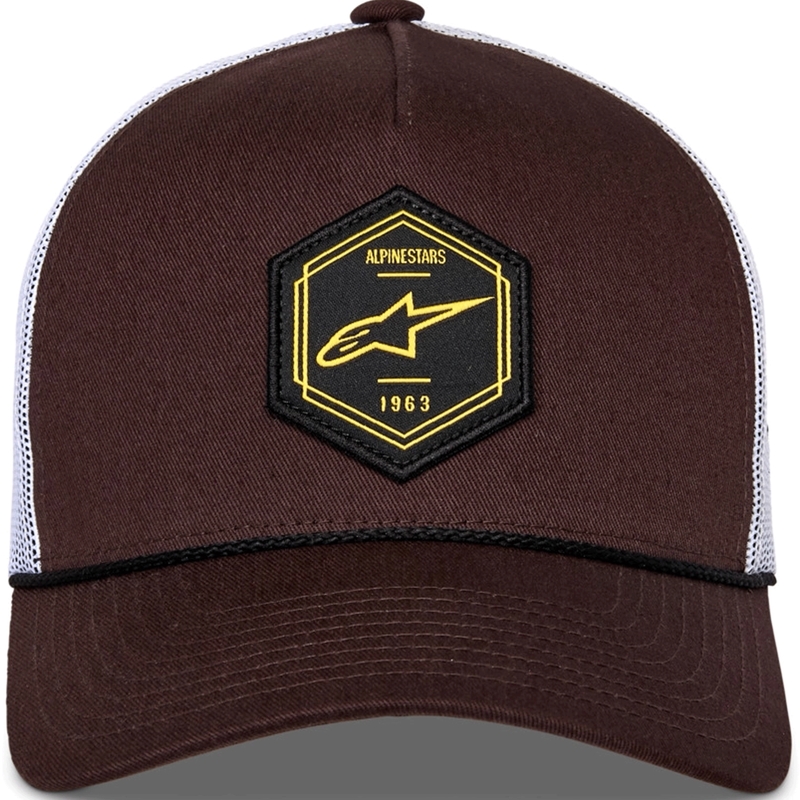 Alpinestars Hexeon Trucker kepurė ruda-balta
