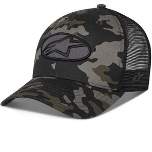 Alpinestars Oblique Camo Trucker kepuraitė, juoda-kamufliažinė-juoda