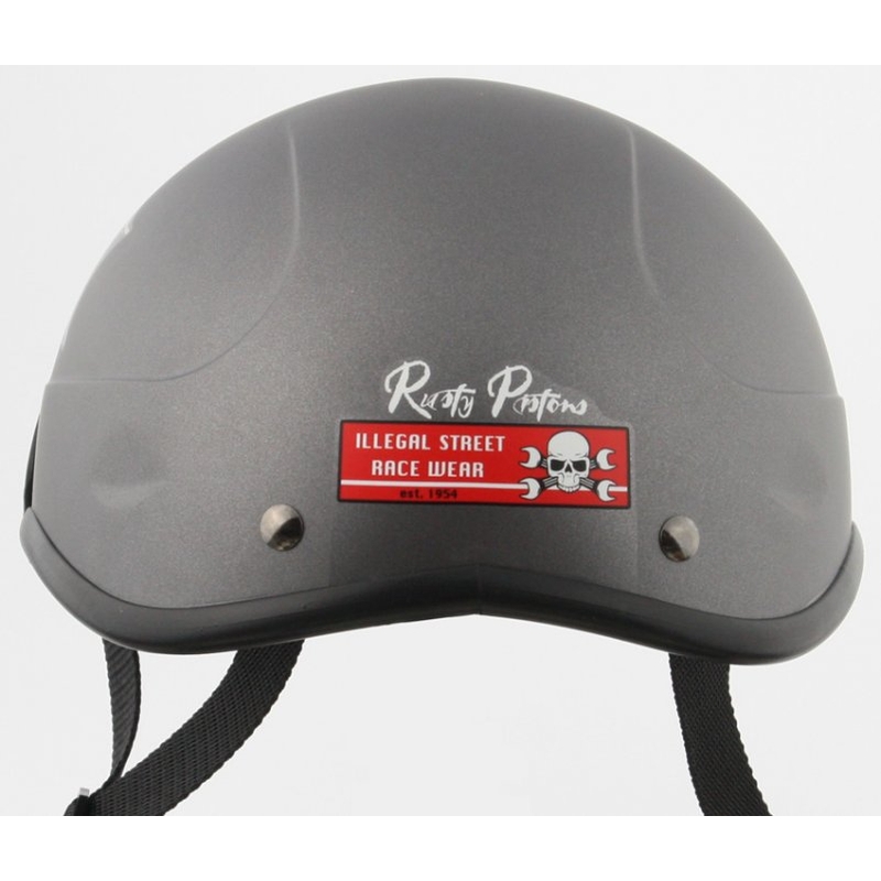 Moto přilby braincap Rusty Pistons Jasper černá matná