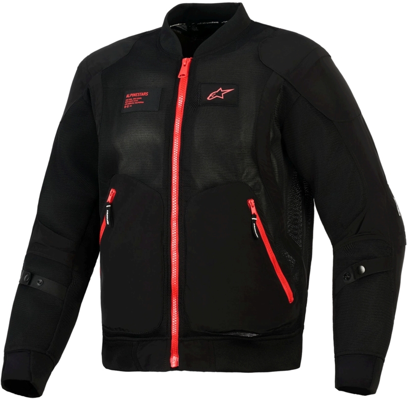 Alpinestars Flight Air motociklo striukė juoda-raudona