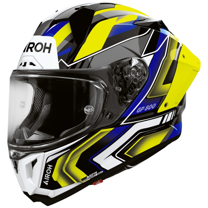 Airoh GP 800 Volt uždaras motociklo šalmas matinės geltonos spalvos
