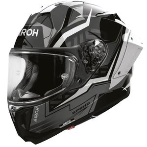 Airoh GP 800 Victory uždaras motociklo šalmas, sidabrinis