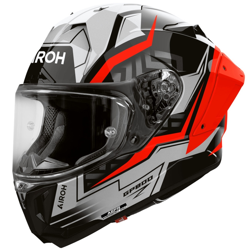 Airoh GP 800 Victory uždaras motociklo šalmas, raudonas