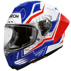Airoh GP 800 Victory uždaras motociklo šalmas mėlynai raudonas