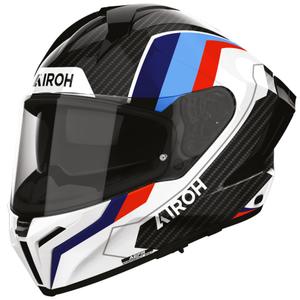 Airoh Matryx Carbon Rank uždaras motociklo šalmas juoda-balta-mėlyna