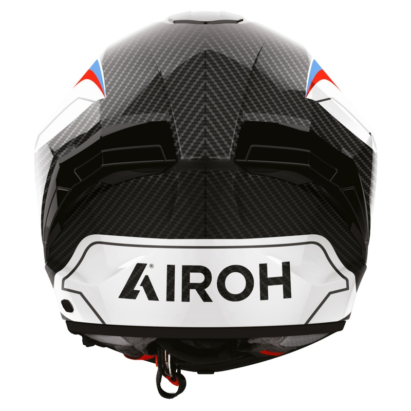 Airoh Matryx Carbon Rank uždaras motociklo šalmas juoda-balta-mėlyna