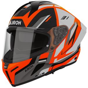 Airoh Matryx Sentry uždaras motociklo šalmas oranžinis