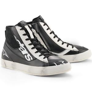 Alpinestars Stated Flair motociklo batai juodi-balti