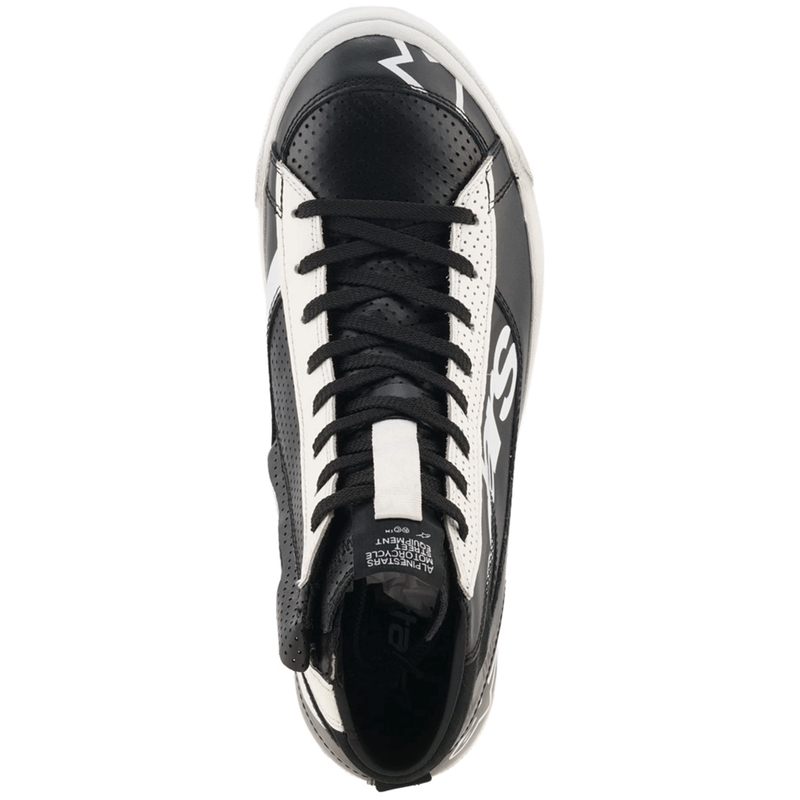 Alpinestars Stated Flair motociklo batai juodi-balti