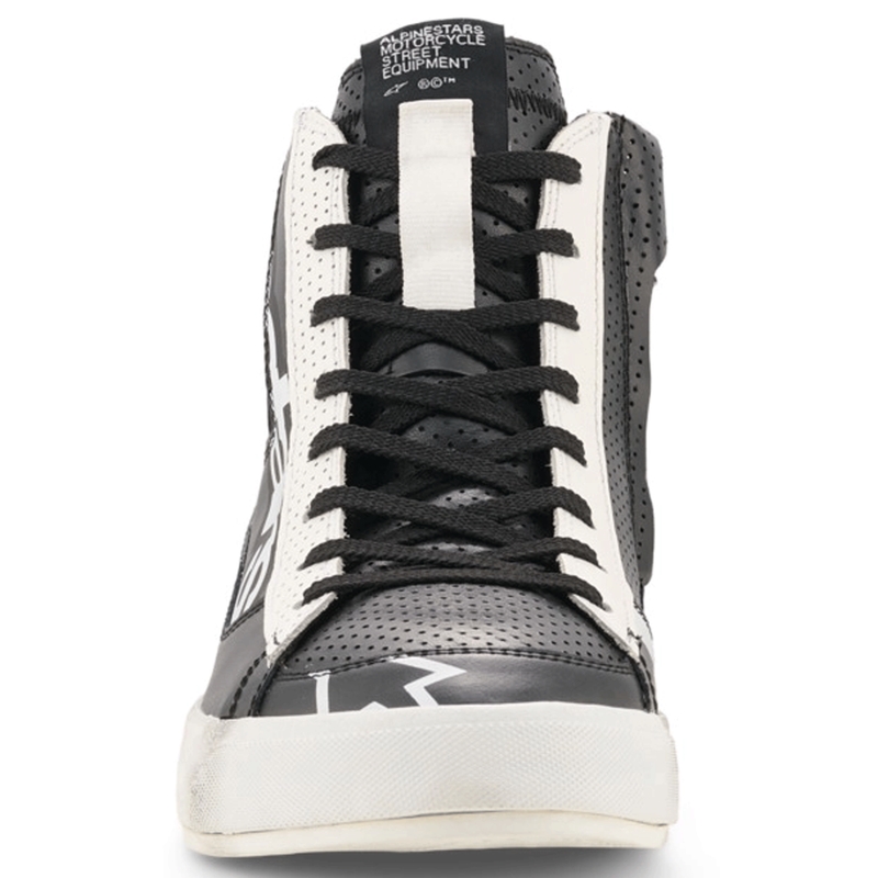 Alpinestars Stated Flair motociklo batai juodi-balti