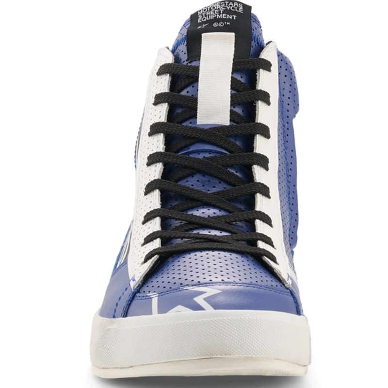 Alpinestars Stated Flair motociklo batai mėlyni-balti-juodi