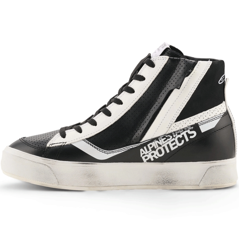 Alpinestars Stella Stated Flair moteriški motociklo batai juodi-balti