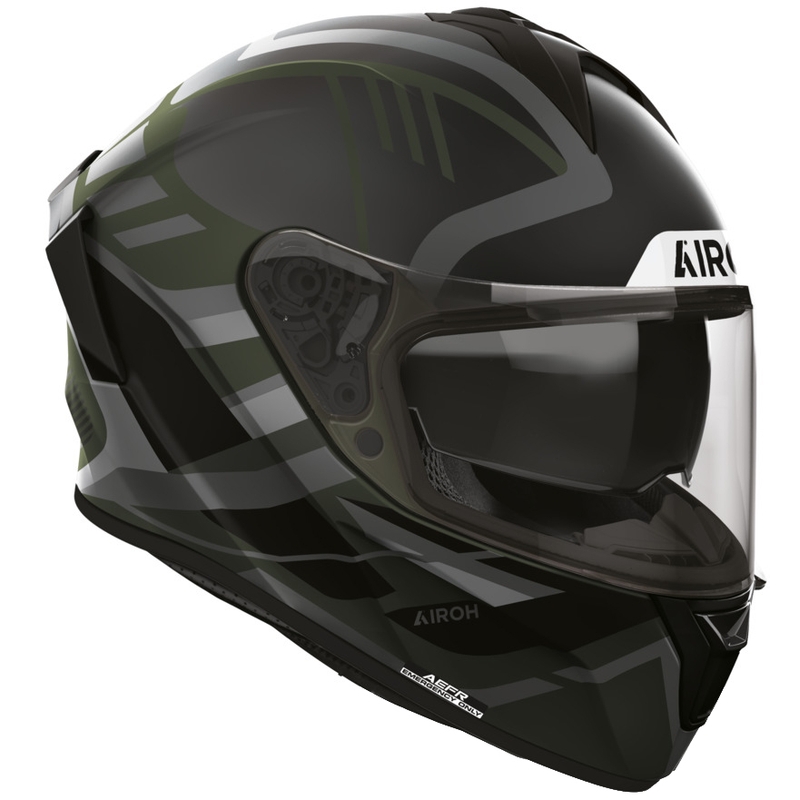 Airoh Spark 2 Luma uždaras motociklo šalmas matinė žalia