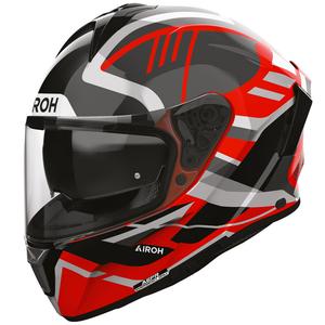 Airoh Spark 2 Luma uždaras motociklo šalmas, raudonas