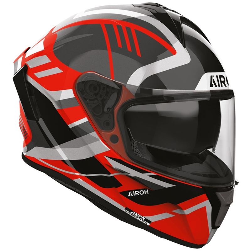 Airoh Spark 2 Luma uždaras motociklo šalmas, raudonas