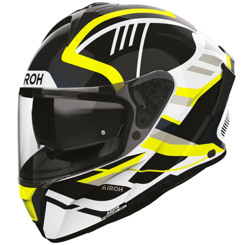 Airoh Spark 2 Luma motociklo šalmas, geltonas