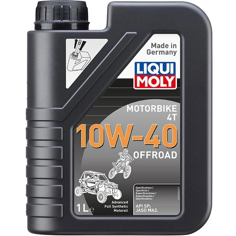 Sintetinė variklio alyva Liqui Moly Motorbike 4T 10W40 Offroad 1 l