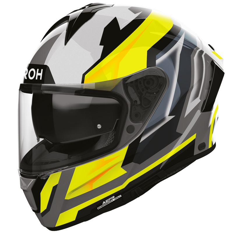 Airoh Spark 2 Blade uždaras motociklo šalmas, geltonas