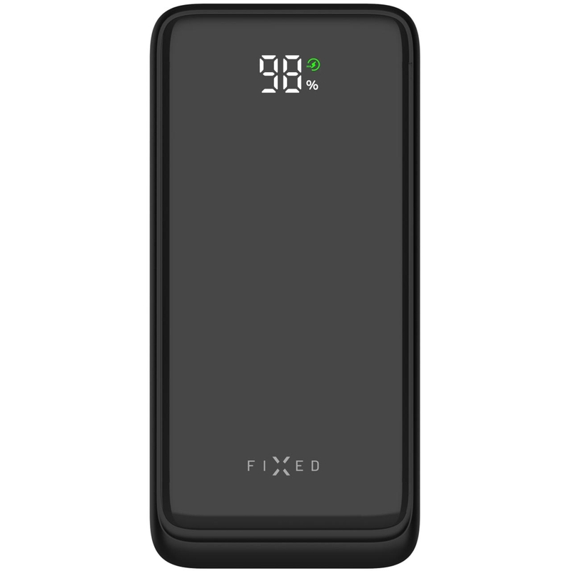 Fiksuotas išorinis akumuliatorius Zen2 30 30 000 mAh PD 20 W su LCD ekranu, juodas