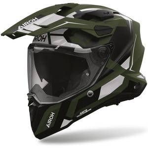 Airoh Commander 2 Polar uždaras motociklo šalmas matinė žalia