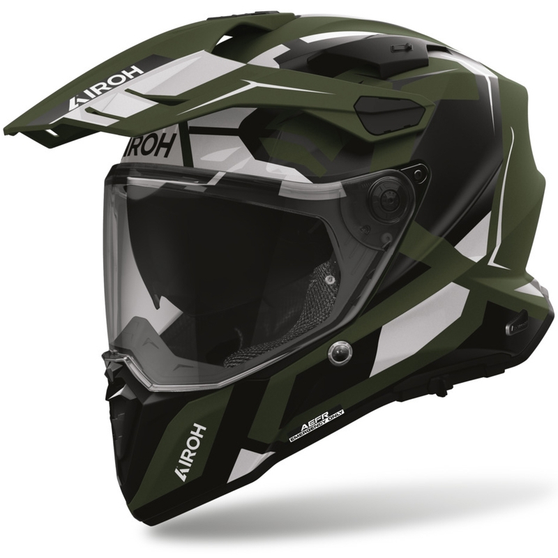 Airoh Commander 2 Polar uždaras motociklo šalmas matinė žalia