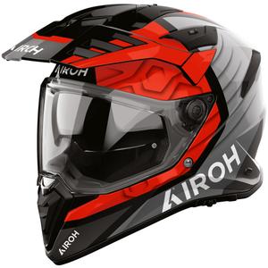Enduro motociklo šalmas Airoh BADX-X Cube raudonas