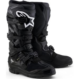 Alpinestars Tech 7 Enduro Gore-Tex® motociklo batai juodi-tamsiai pilki