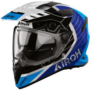 Enduro motociklo šalmas Airoh BADX-X Cube mėlynas